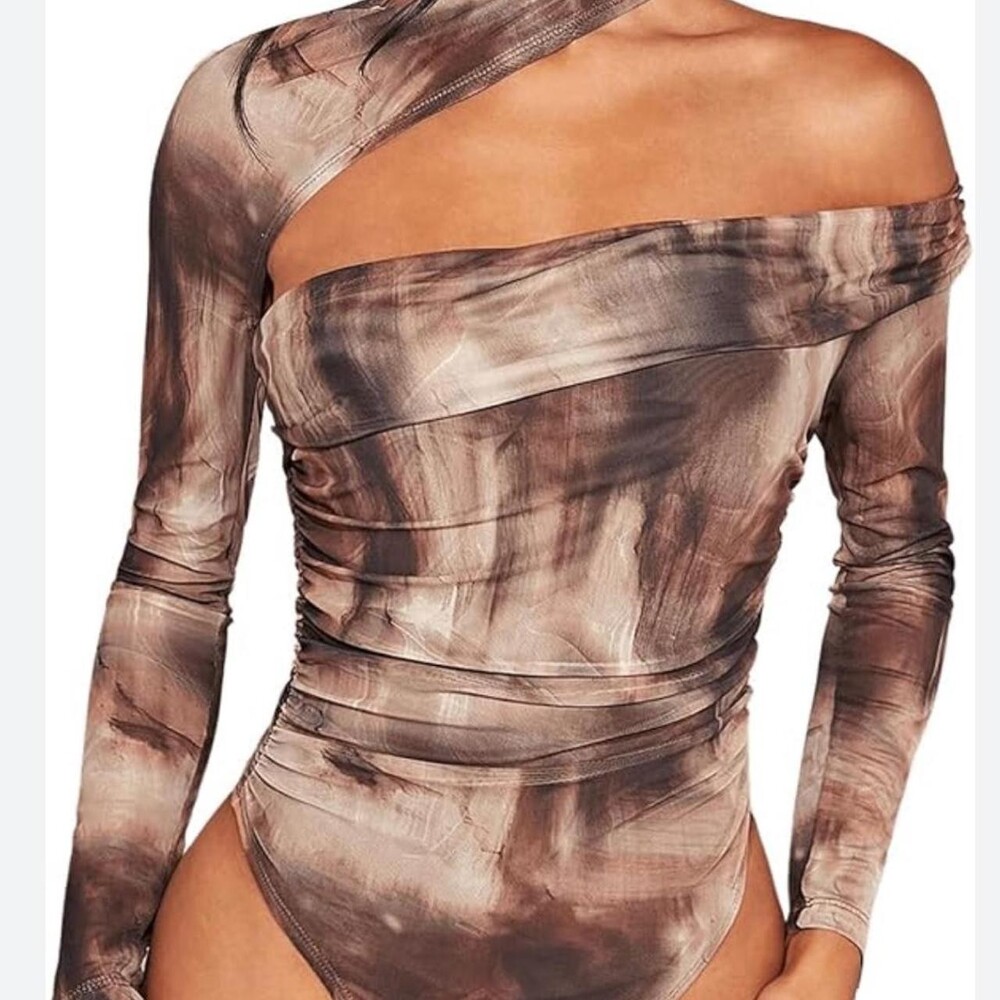 Women's Brown Bodysuit